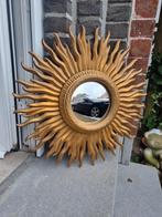 Miroir solaire ancien 51 cm, verre convexe., Enlèvement ou Envoi, Moins de 100 cm, Rond, Utilisé