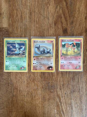 Pokémon 1st editions gym series  beschikbaar voor biedingen