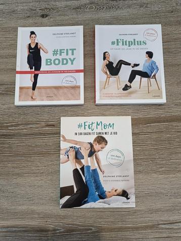 3 boeken Fit Mom, Fit Body & Fit Plus van Delphine Steelandt beschikbaar voor biedingen