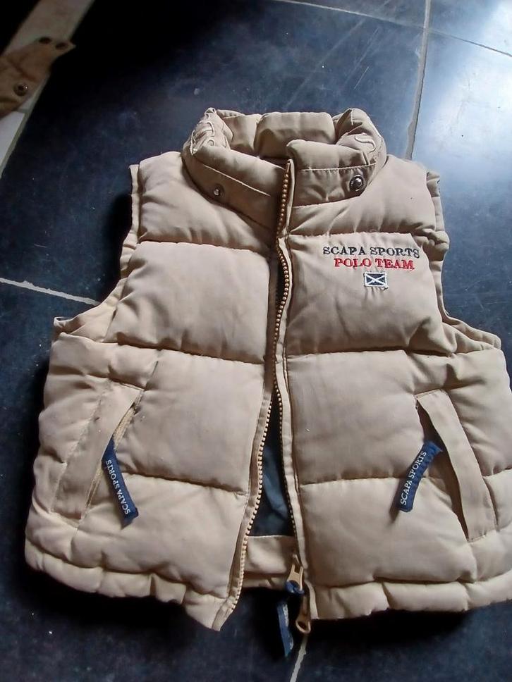 Donsjack z. Mouwen + kap vh Belgische SCAPA - 18M, Kinderen en Baby's, Babykleding | Maat 80, Verzenden