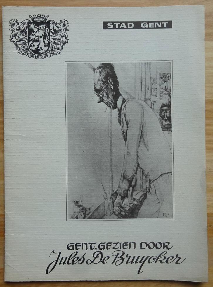 Jules De Bruycker, Kunstmap, Stad Gent, Boeken, Kunst en Cultuur | Beeldend, Gelezen, Schilder- en Tekenkunst, Ophalen of Verzenden