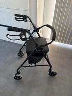 Lichtgewicht rollator opvouwbaar zwart, Ophalen, Zo goed als nieuw
