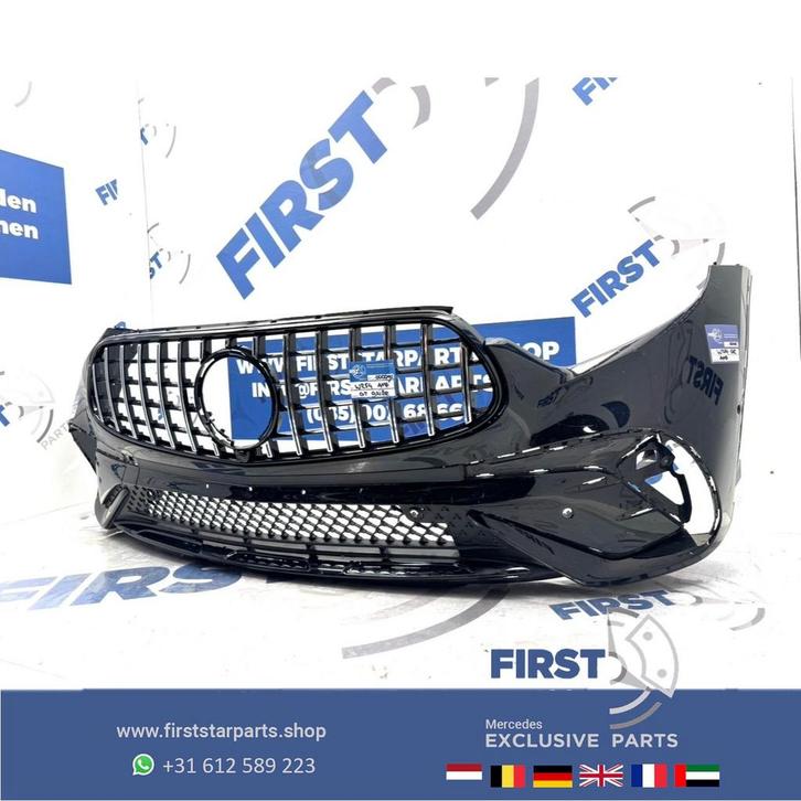 BUMPER W254 GLC AMG VOORBUMPER ORIGINEEL + GT GRIL A25488531, Auto-onderdelen, Carrosserie, Bumper, Mercedes-Benz, Voor, Gebruikt