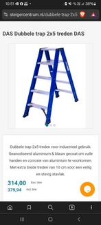 Das dubbele trap 2 x 5 trapladder professioneel, Ophalen, Zo goed als nieuw, Trap
