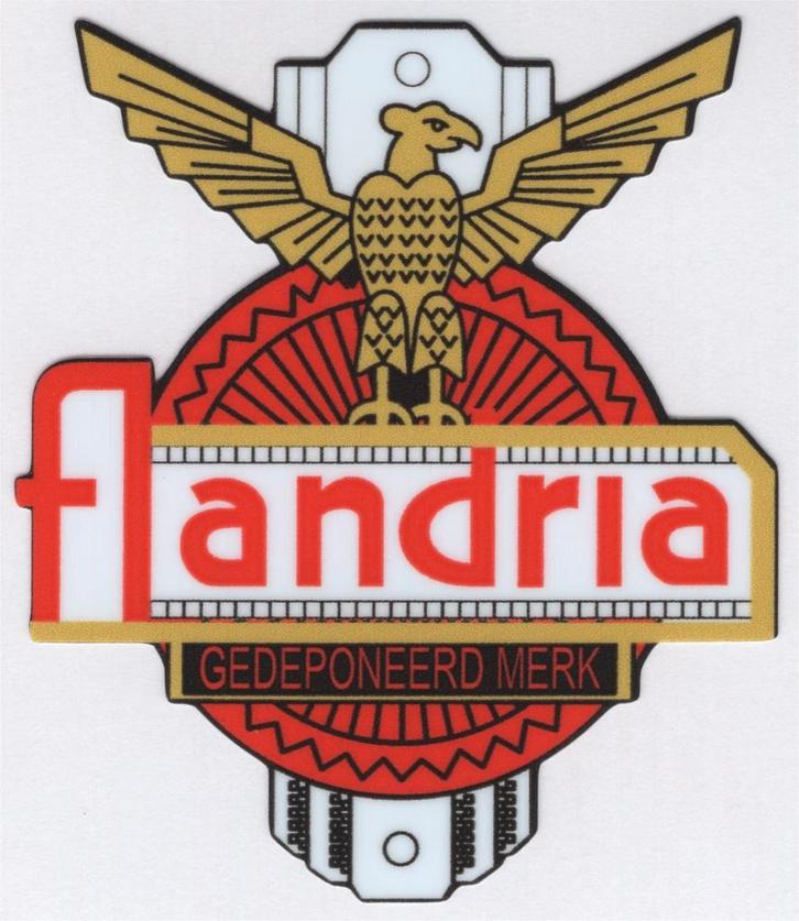 Flandria sticker #1, Motos, Accessoires | Autocollants, Enlèvement ou Envoi