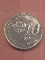 MALAISIE 10 sen 2014 - reservé E.Michel, Timbres & Monnaies, Monnaies | Asie, Asie du Sud, Enlèvement ou Envoi, Monnaie en vrac