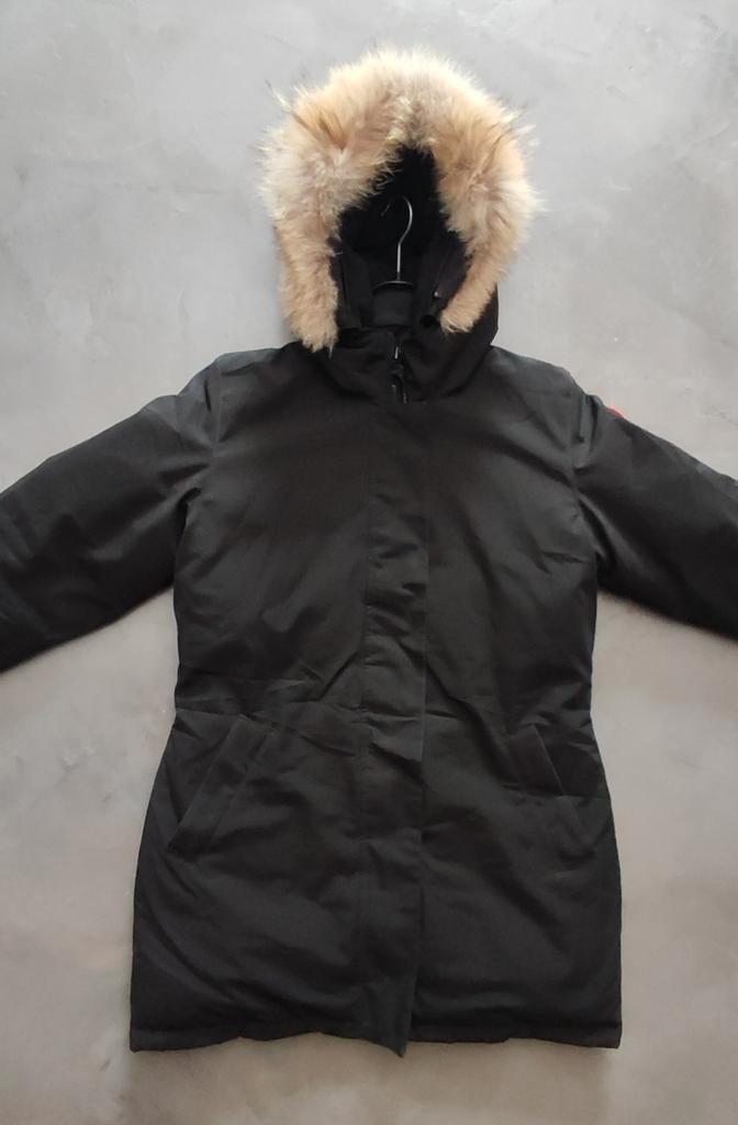 Canada Goose parka model Victoria, Kleding | Dames, Jassen | Winter, Zo goed als nieuw, Zwart, Ophalen