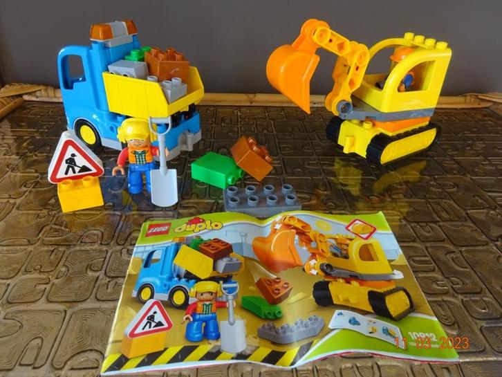 LEGO DUPLO Rupsband-Graafmachine -10812*Prima staat*VOLLEDIG, Kinderen en Baby's, Speelgoed | Duplo en Lego, Duplo, Complete set