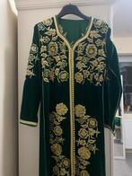 Donkergroene kaftan, Kleding | Dames, Gelegenheidskleding, Ophalen, Zo goed als nieuw