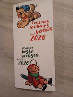 Wenskaart feestdagen 2026 Suske en Wiske - Charel Cambré, Verzamelen, Ophalen of Verzenden, Suske en Wiske