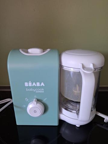 Béaba stoomkoker-mixer babycook express sage green