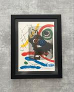 Prachtig ingelijste litho Miró 37,5/47,5 beperkte oplage 150, Ophalen of Verzenden