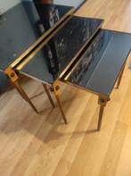 Table trio gigogne, Maison & Meubles, Tables | Tables d'appoint, Enlèvement ou Envoi, Comme neuf, Verre