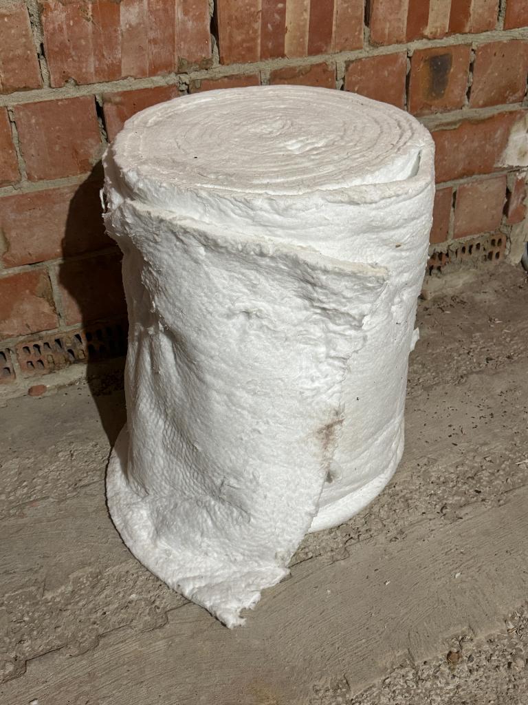 Promat isolatiedeken rookkanaal 10 meter, Ophalen, Nieuw, Inbouwhaard, Houthaard