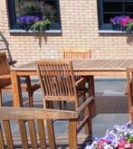 teak tuinmeubelset, Tuin en Terras, Ophalen, Gebruikt, Hout, 6 zitplaatsen