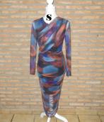 (13) - ensemble jupe + blouse femme t.S coloré, Kostuum of Pak, Blauw, Ophalen of Verzenden, Zo goed als nieuw