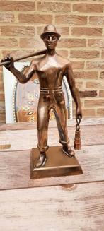 Bronzen mijnwerker, Antiek en Kunst, Ophalen of Verzenden