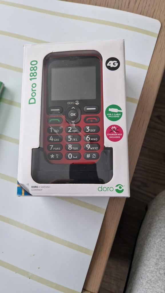 Gsm voor ouderen, Telecommunicatie, Mobiele telefoons | Telefoon-opladers, Nieuw, Overige merken, Ophalen of Verzenden