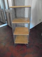 Rangement pratique en treillis métallique ouvert/3 étagères, Maison & Meubles, Enlèvement, Utilisé