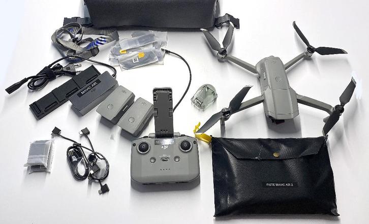 Mavic Air 2-drone, Audio, Tv en Foto, Drones, Zo goed als nieuw, Cameradrone, Topkwaliteit, DJI, 250 tot 900 gram, 15 tot 30 minuten