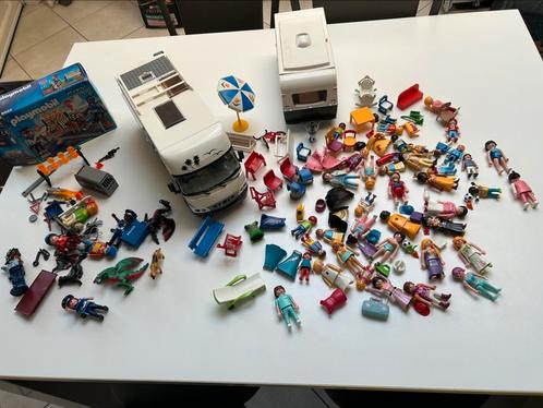 Playmobil: de camper plus aanhangwagen, plus helikopter, Kinderen en Baby's, Speelgoed | Playmobil, Zo goed als nieuw, Verzenden