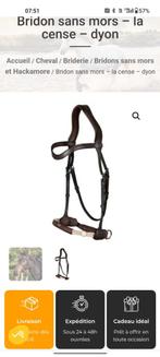 A vendre bridon sans mors dyon brun, Dieren en Toebehoren, Paarden en Pony's | Hoofdstellen en Tuigage, Ophalen of Verzenden, Zo goed als nieuw