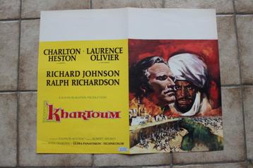 filmaffiche Khartoum 1966 Charlton Heston filmposter