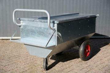 Voerwagen, Voerkar, Brokkenwagen, Brokkenkar, Voeren 350L beschikbaar voor biedingen