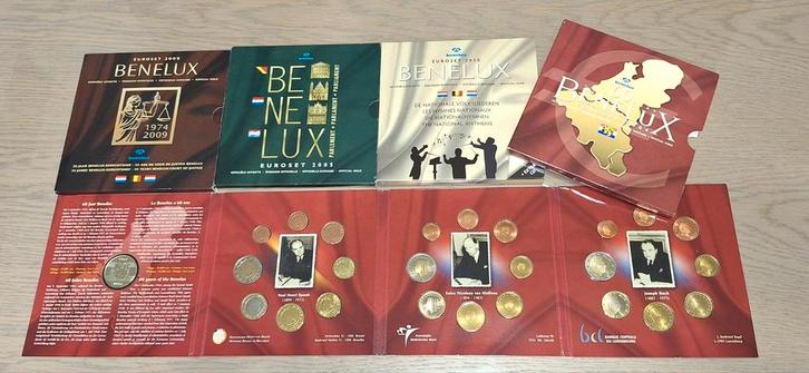 Serie VAN 1CT TOT 2 EURO VANUIT BENELUX BELGIË HL LUXEMBOURG, Postzegels en Munten, Munten | Europa | Euromunten, Overige waardes