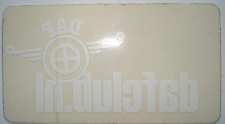 Sticker Daf Club Nederland, Verzamelen, Automerken, Motoren en Formule 1, Nieuw, Auto's, Verzenden