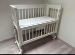 Houten witte co sleeper, Ophalen, Zo goed als nieuw