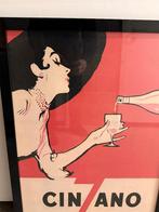 Vintage poster Cinzano, Antiek en Kunst, Kunst | Schilderijen | Modern, Ophalen of Verzenden