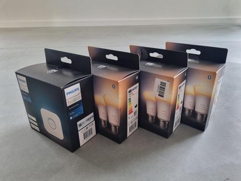 Philips Hue lampenset incl. Bridge, Huis en Inrichting, Lampen | Losse lampen, Zo goed als nieuw, Led-lamp, Minder dan 30 watt