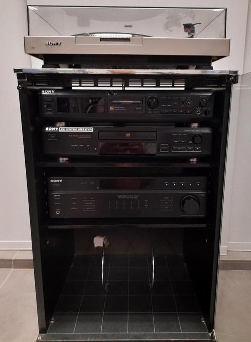 SONY stereo keten in zwart hoogglans kast te beluisteren, Audio, Tv en Foto, Stereoketens, Zo goed als nieuw, Sony, Ophalen of Verzenden