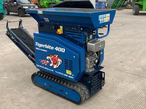 Tigerbite 400 mini puinbreker, puin breker, crusher, BJ2023, Tuin en Terras, Hakselaars, Gebruikt, Ophalen