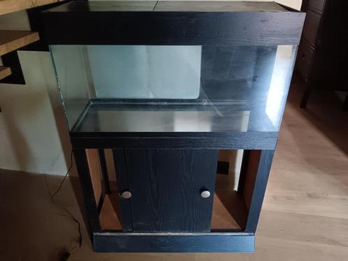 Aquarium met meubel en inrichting, Dieren en Toebehoren, Vissen | Aquaria en Toebehoren, Gebruikt, Leeg aquarium, Ophalen