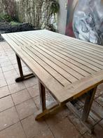 teak tuintafel, Tuin en Terras, Ophalen, Gebruikt