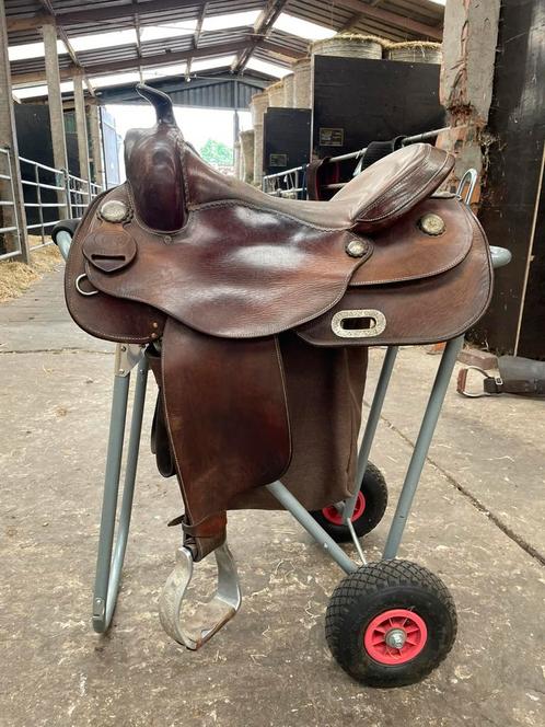 Western zadel GVR, Dieren en Toebehoren, Paarden en Pony's | Zadels, Gebruikt, Western, Ophalen
