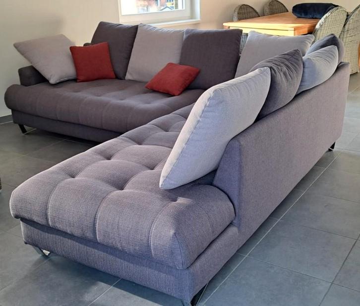 Zetel, Huis en Inrichting, Zetels | Zetels, Zo goed als nieuw, Hoekbank, Vierpersoons of meer, 250 tot 300 cm, 75 tot 100 cm, Stof