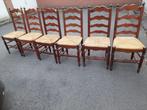 6 kerselaren stoelen met biezen zitvlak nieuw, Ophalen