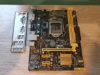 Asus H81M-K - Socket 1150 - Micro ATX - Intel H81 chipset, Computers en Software, Moederborden, Ophalen of Verzenden, Zo goed als nieuw