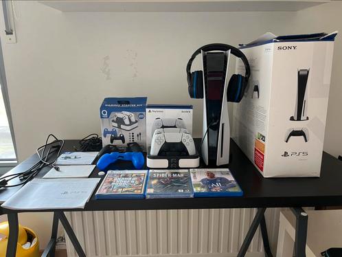 Playstation 5 bundel/set, Games en Spelcomputers, Spelcomputers | Sony PlayStation 5, Gebruikt, Playstation 5, Ophalen of Verzenden
