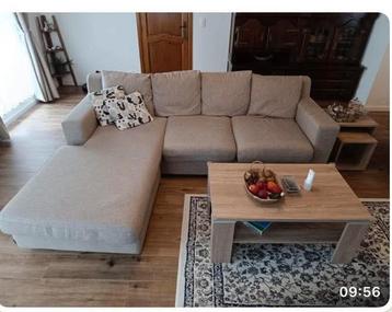 Zetel met longchair beschikbaar voor biedingen