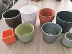 Set van 8 bloempotten, Comme neuf, Terracotta, Enlèvement ou Envoi