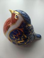ROYAL CROWN DERBY 'ROBIN' Porcelain Bird Figurine, Verzenden