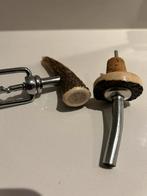 Kurkentrekker + flessenstop, flessentuit, Verzamelen, Ophalen of Verzenden, Zo goed als nieuw