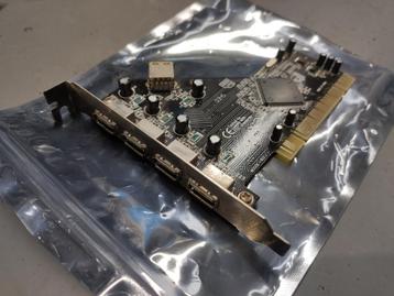 USB2.0 PCI USB hub 5 poorts beschikbaar voor biedingen
