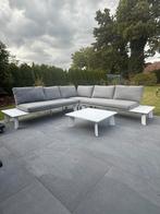 Loungeset met bijzettafeltje, Tuin en Terras, Tuinsets en Loungesets, Ophalen, Zo goed als nieuw, Aluminium, Loungeset