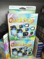 Pack Fujifilm Quick Snap Duo, TV, Hi-fi & Vidéo, Appareils photo analogiques, Enlèvement ou Envoi