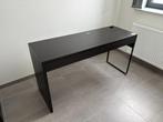 MICKE Desk, zwartbruin, 142x50 cm, Ophalen, Gebruikt, Bureau